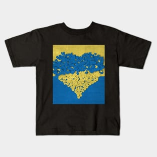 Ukraine heart Kids T-Shirt